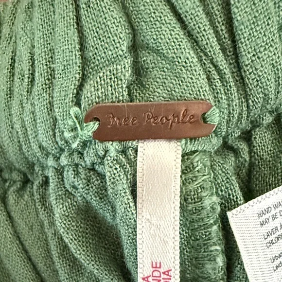 Free People Parachute Green pants - Picture 4 of 5